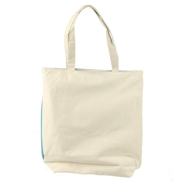 Gift Bag - Handy Cotton Zip Up Shopping Bag - Simon's Cat Design - I'm Feline Fine!