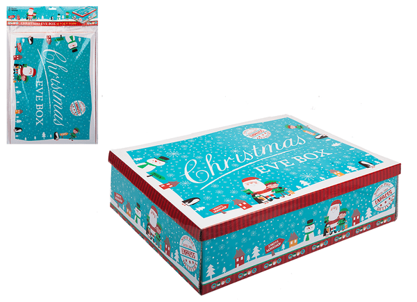 Gift Box - Special Delivery Christmas Eve Box 21 X 32 X 11cm - Blue