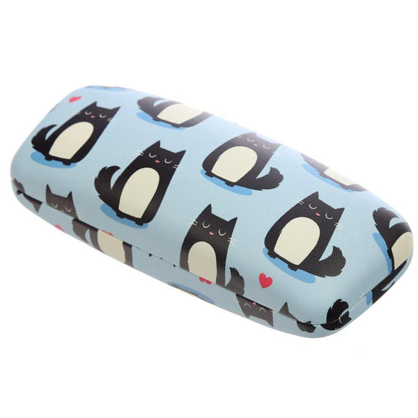 Glasses Case - Fun Glasses Case - Sunglasses Case - Feline Fine Cat Design