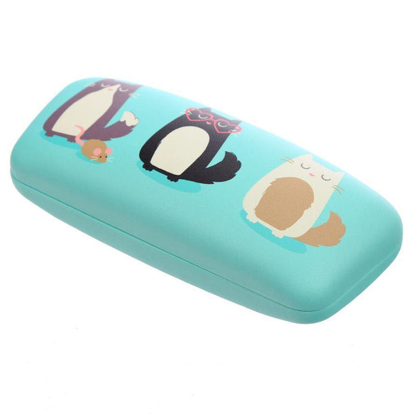 Glasses Case - Fun Glasses Case - Sunglasses Case - Feline Fine Cat Design