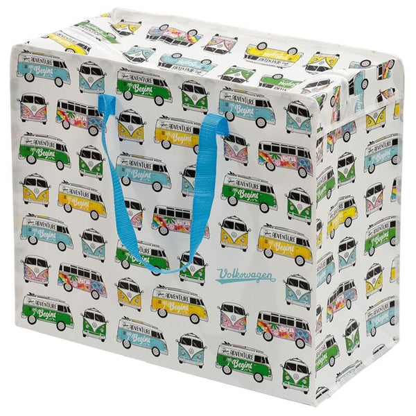 Laundry Bags - Volkswagen VW T1 Camper Bus Surf Adventure & Summer Love Design Laundry Storage Bag