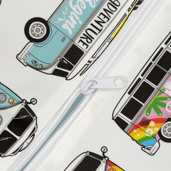 Laundry Bags - Volkswagen VW T1 Camper Bus Surf Adventure & Summer Love Design Laundry Storage Bag