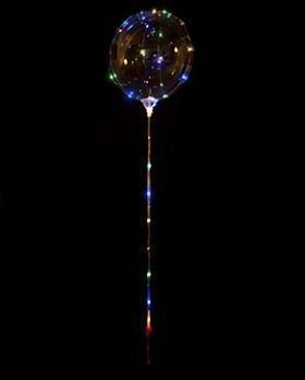 LED Balloon - Pack Of 3 Magical Light-Up Balloons  - 30 LED Multi Colour Bulbs Each Balloon PK3